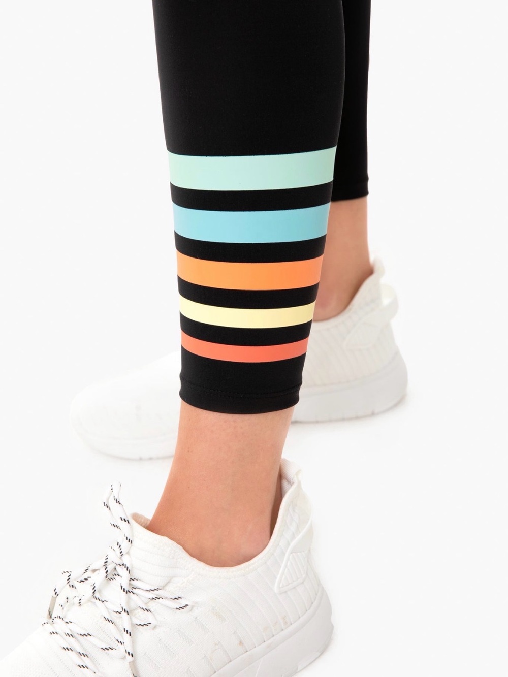 Addison Bay Everyday Legging 2.0 Black Rainbow, Small, NWOT - Picture 4 of 7